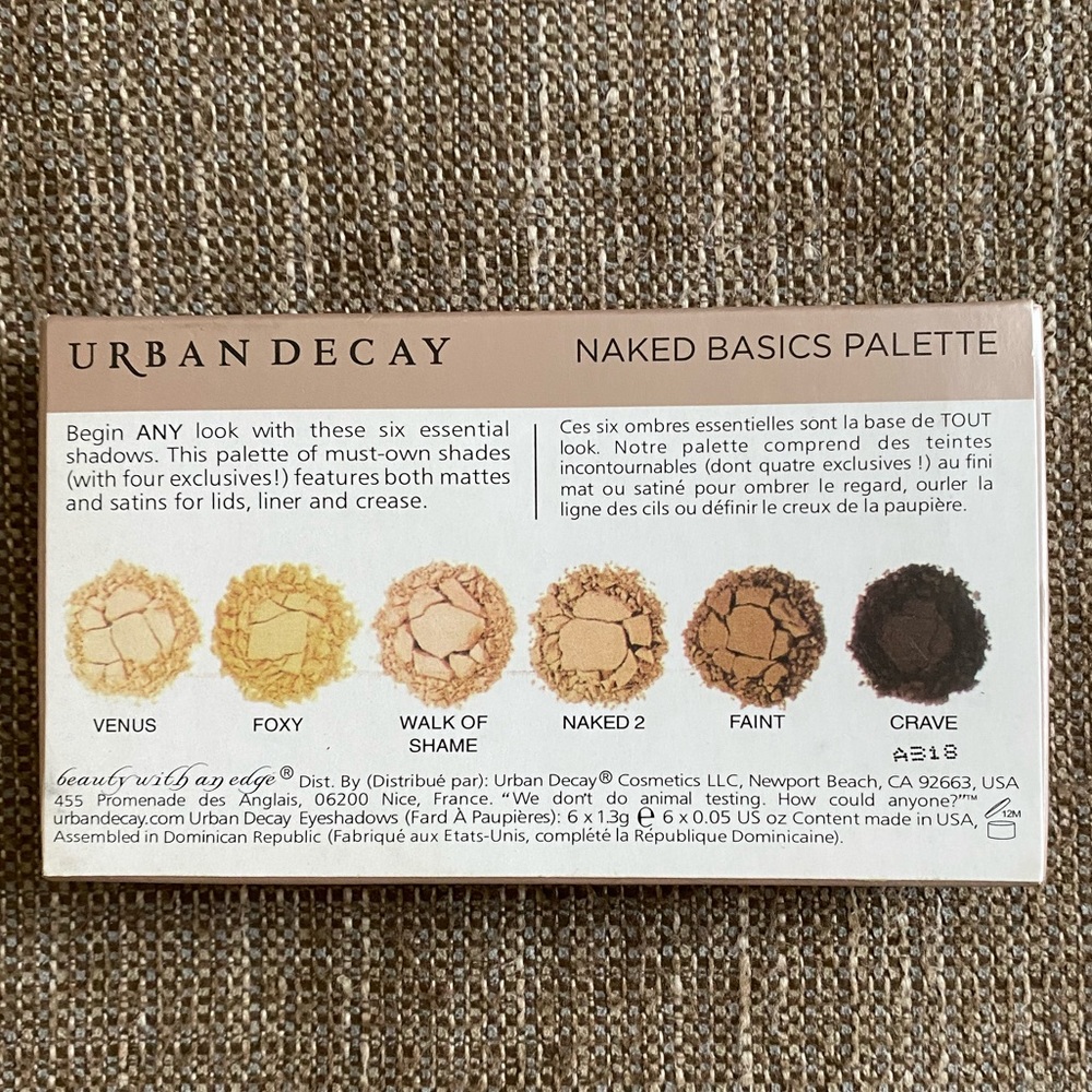 Naked Basics Palette Urban Decay